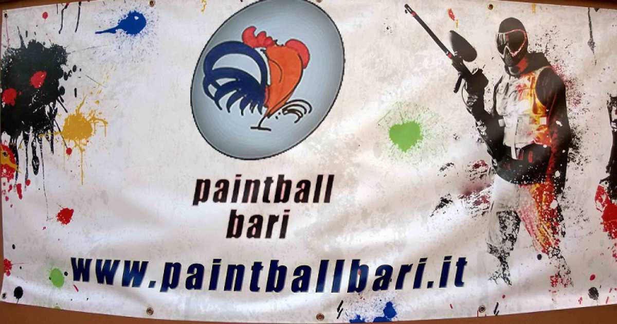 Il paintball � a Bari: divertimento e adrenalina a colpi di gel colorato